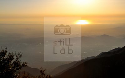 Sunset view from mountain