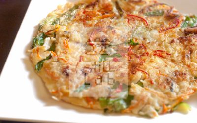 Korean Traditional Seafood Pancake