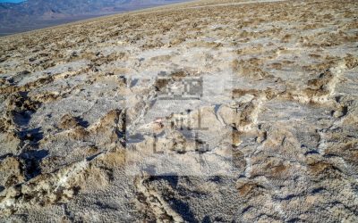 Death Valley desert sand salt plain