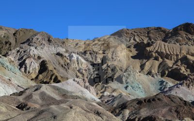 Rocky mountain canyon under sky