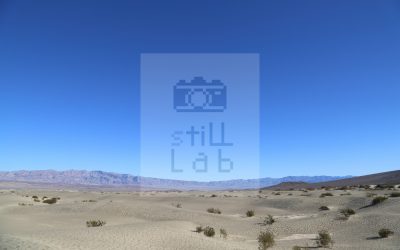 Sand desert under blue sky