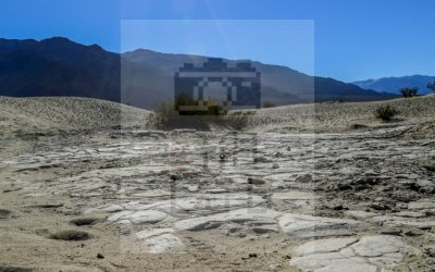 Rock sand ground under sun and sky