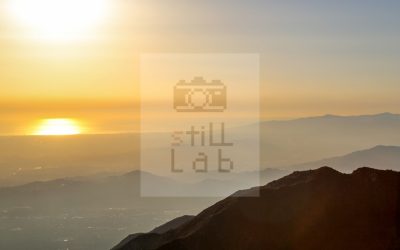 Sunset and mountains